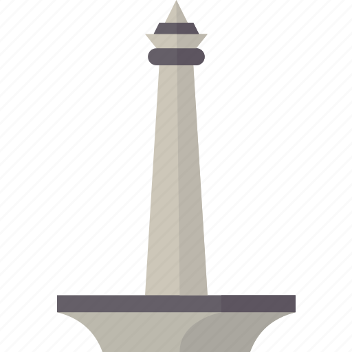 Jakarta, indonesia, national, monument, landmark icon - Download on Iconfinder