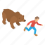 bearattack, isometric, object, sign 