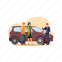 agent, dealership, car, automobile, rent, deal, purchase, showroom, salesperson 