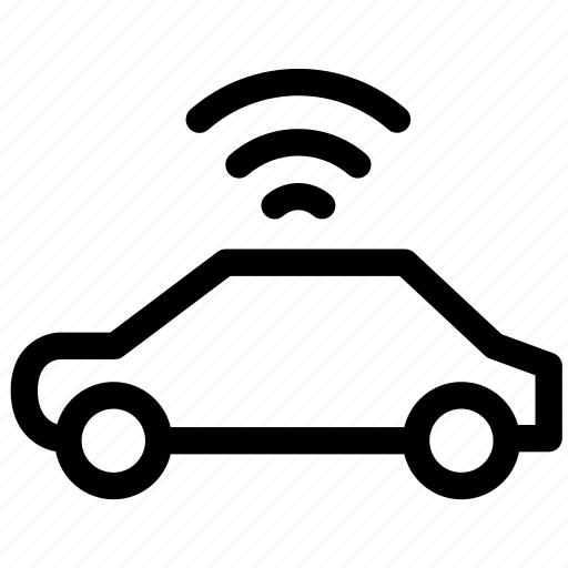 Autonomous car, car, car wifi, dashboard, driverless car, engine, self driving car icon - Download on Iconfinder