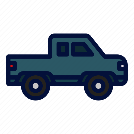 Pickup, truck, automobile, pick, up, transportation, vehicle icon - Download on Iconfinder