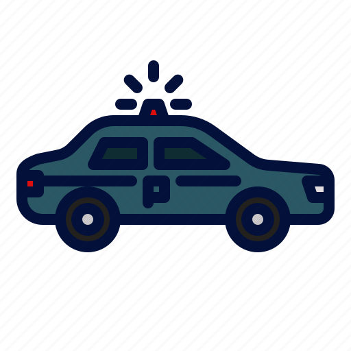 Police, car, crime, siren, transportation, vehicle icon - Download on Iconfinder