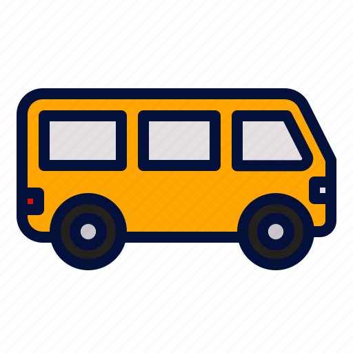 Van, retro, car, transportation, vehicle icon - Download on Iconfinder