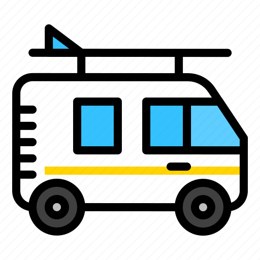 Car, surf van, transport, travel, van, vehicle icon - Download on Iconfinder