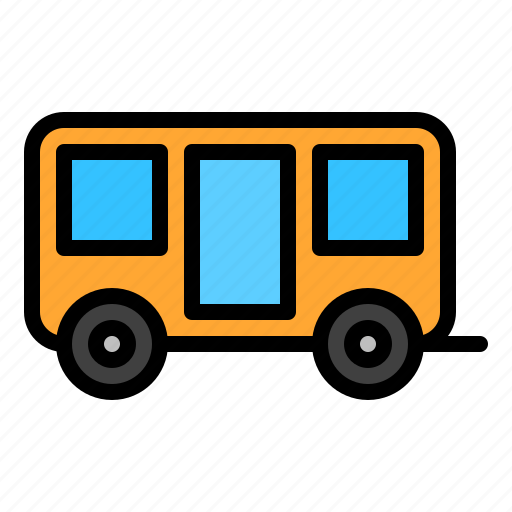 Camper car, car, transport, travel, vehicle icon - Download on Iconfinder