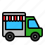car, food truck, transport, travel, truck, vehicle 