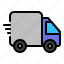 car, delivery truck, transport, travel, truck, vehicle 