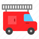 car, fire truck, transport, travel, vehicle