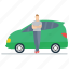 convertible car, mini car, personal car, transport, vehicle 