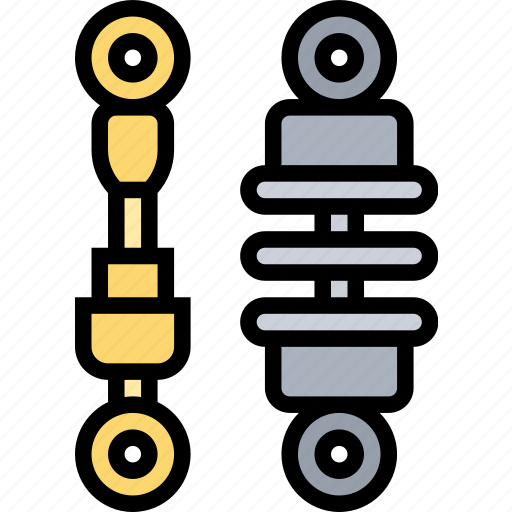 Shock, absorber, suspension, part, automobile icon - Download on Iconfinder