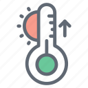 thermometer, celsius, warm, measurement, hot, instrument
