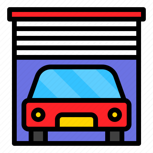Car, garage, parking, vehicle icon - Download on Iconfinder