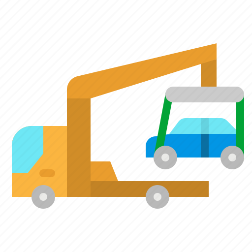 Car, crane, tow, truck icon - Download on Iconfinder