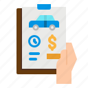car, document, hand, rent, rental