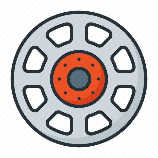 Car tire, rim, disc, wheel disc, spare part, tyre icon - Download on Iconfinder