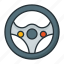 steering wheel, automotive, power, recirculating ball 