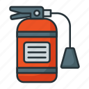 fire, extinguisher, foam extinguisher, fireplace, cylinder