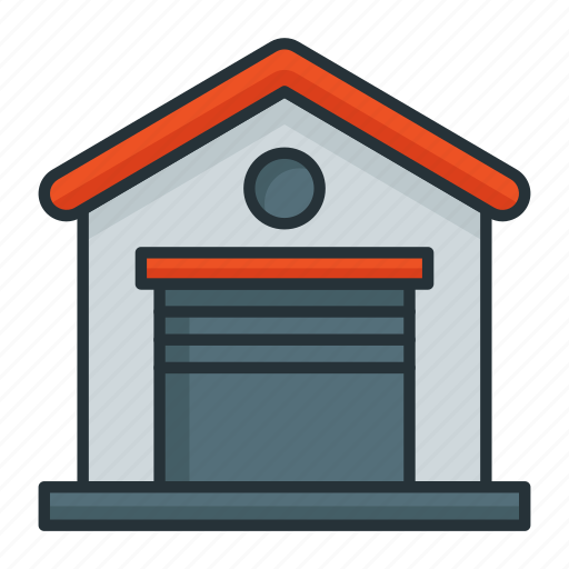 Auto garage, door, driveway, entrance, storehouse icon - Download on Iconfinder