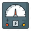 electric meter, gauge, pressure, dashboard, speedometer, performance meter 