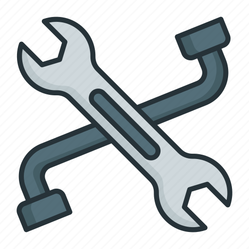 Wrench, opened, spanner, tightening, tools icon - Download on Iconfinder