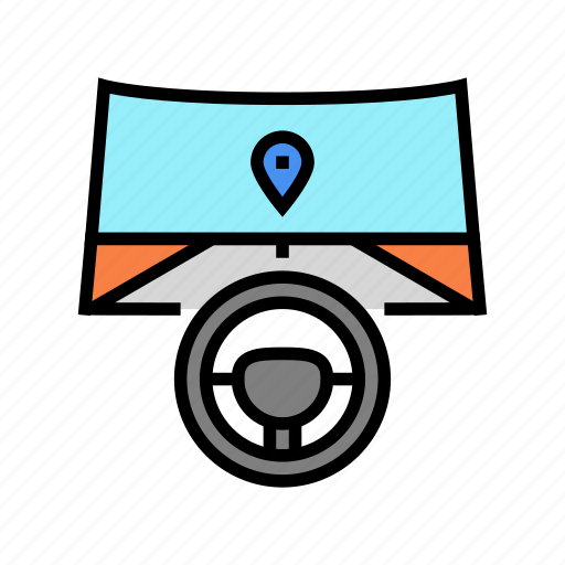 Autopilot, navigation, car, self, vehicle, drive icon - Download on Iconfinder