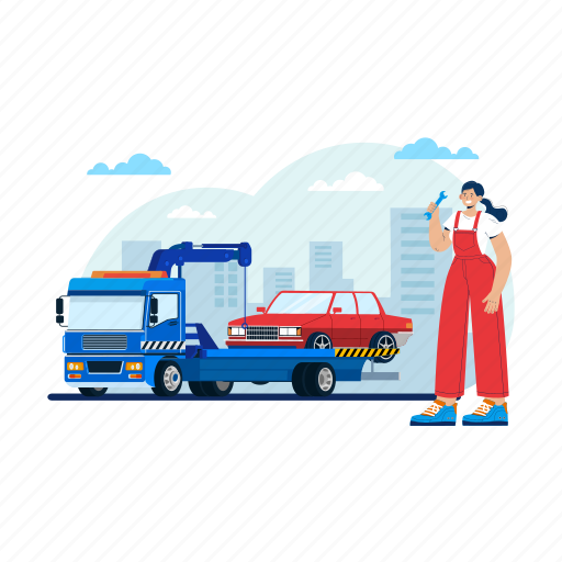 Wash, checking, mechanic, car, auto, maintenance, automobile illustration - Download on Iconfinder