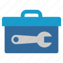 toolbox, box, equipment, hardware, maintenance, tools, service