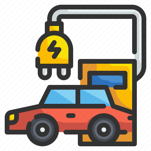 Power, battery, charging, car, service, energy, station icon - Download on Iconfinder