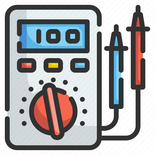Multimeter, measuring, car, device, voltmeter, energy, industry icon - Download on Iconfinder