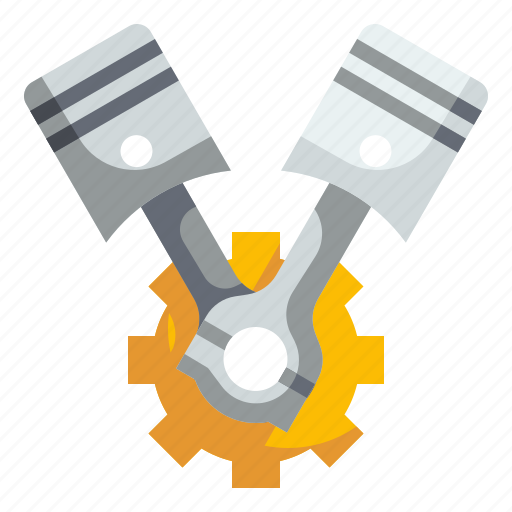 Motor, piston, automobile, mechanical, engine, car, repair icon - Download on Iconfinder