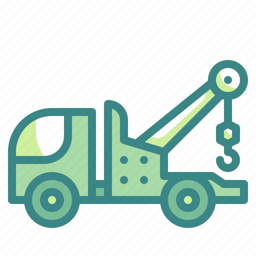 Tow, truck, crane, service, mechanic, transport, car icon - Download on Iconfinder