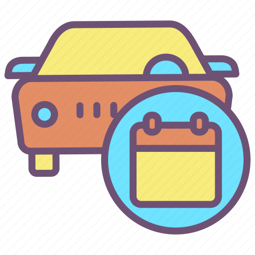 Car, service, date icon - Download on Iconfinder