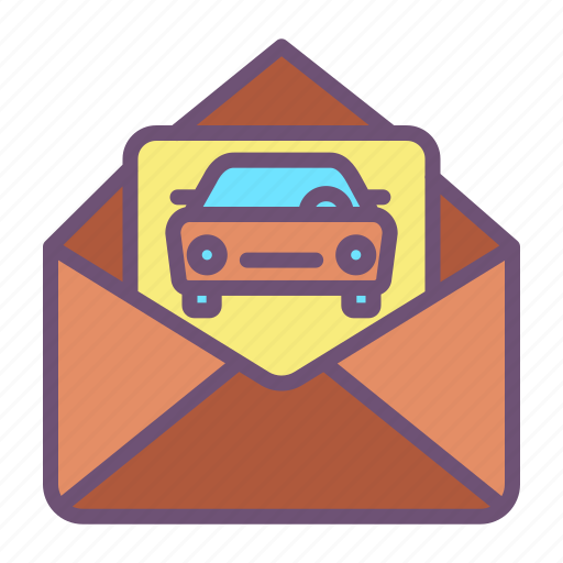 Car, service, mail icon - Download on Iconfinder