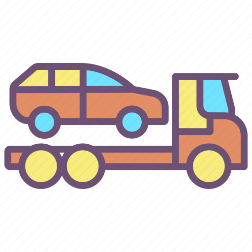 Car, truck, towing icon - Download on Iconfinder