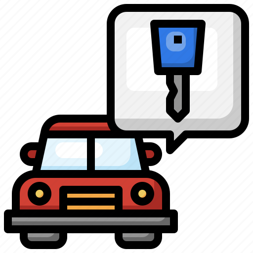 Key, car, automobile, unlock, security icon - Download on Iconfinder