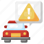 warning, signaling, automobile, triangle, car 
