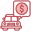 dollar, payment, automobile, coin, car 