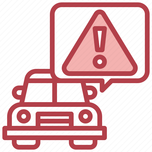 Warning, signaling, automobile, triangle, car icon - Download on Iconfinder