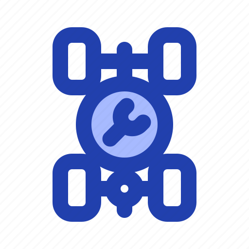 Car, foot, services, maintenance, chassis icon - Download on Iconfinder