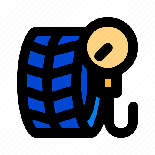 Tire, low, services, maintenance, pressure icon - Download on Iconfinder