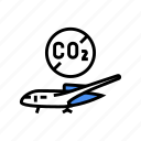 emission, free, plane, carbon, capture, co2