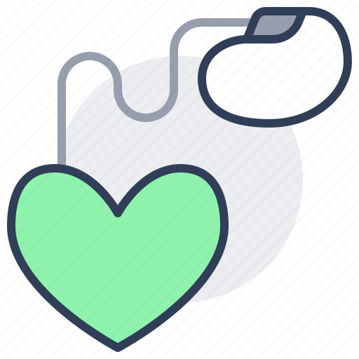 Pacemaker, heartbeat, heart, cardiac, artificial, beat icon - Download on Iconfinder