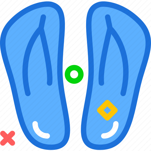 Pool, shoes, slippers, summer icon - Download on Iconfinder