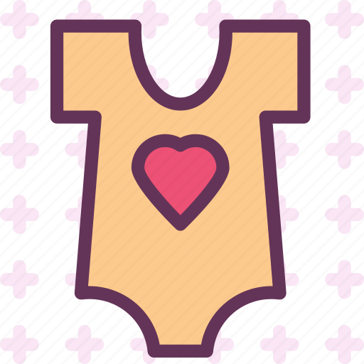Baby, heart, love, shirt icon - Download on Iconfinder