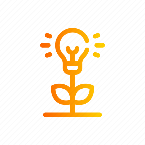 Light, bulb, plant, idea, invention, illumination icon - Download on Iconfinder
