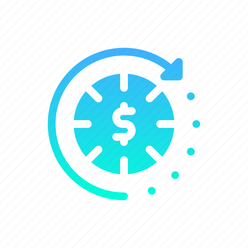 Time, is, money, clock, dollar, hourglass, arrows icon - Download on Iconfinder