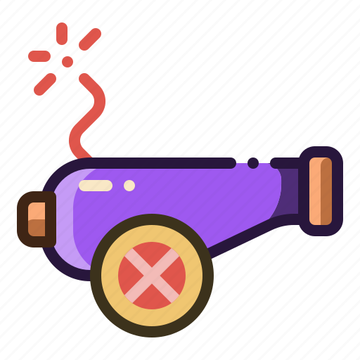 Cannon, circus, carnival, artillery, cannonry icon - Download on Iconfinder