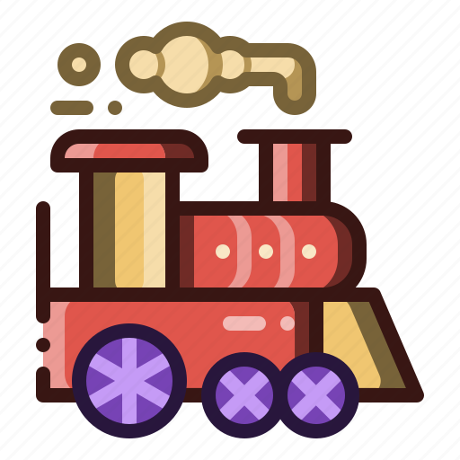 Train, carnival, transportation, locomotive, circus icon - Download on Iconfinder