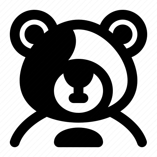 Bear, animal, zoo, teddy, wildlife, mammal, panda icon - Download on Iconfinder