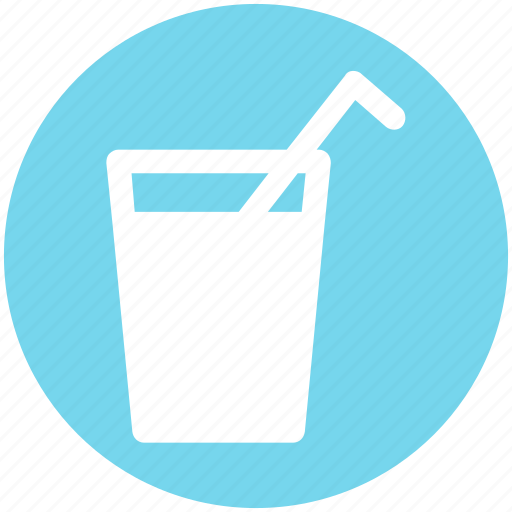 Beverage, drink, glass, glass with straw, juice, water icon - Download on Iconfinder